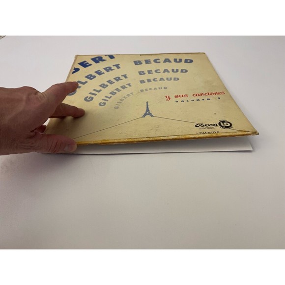 Gilbert Becaud Y Sus Canciones Volumen 3 LP Odeon LDM 8106 Argentina VG - Picture 4 of 9